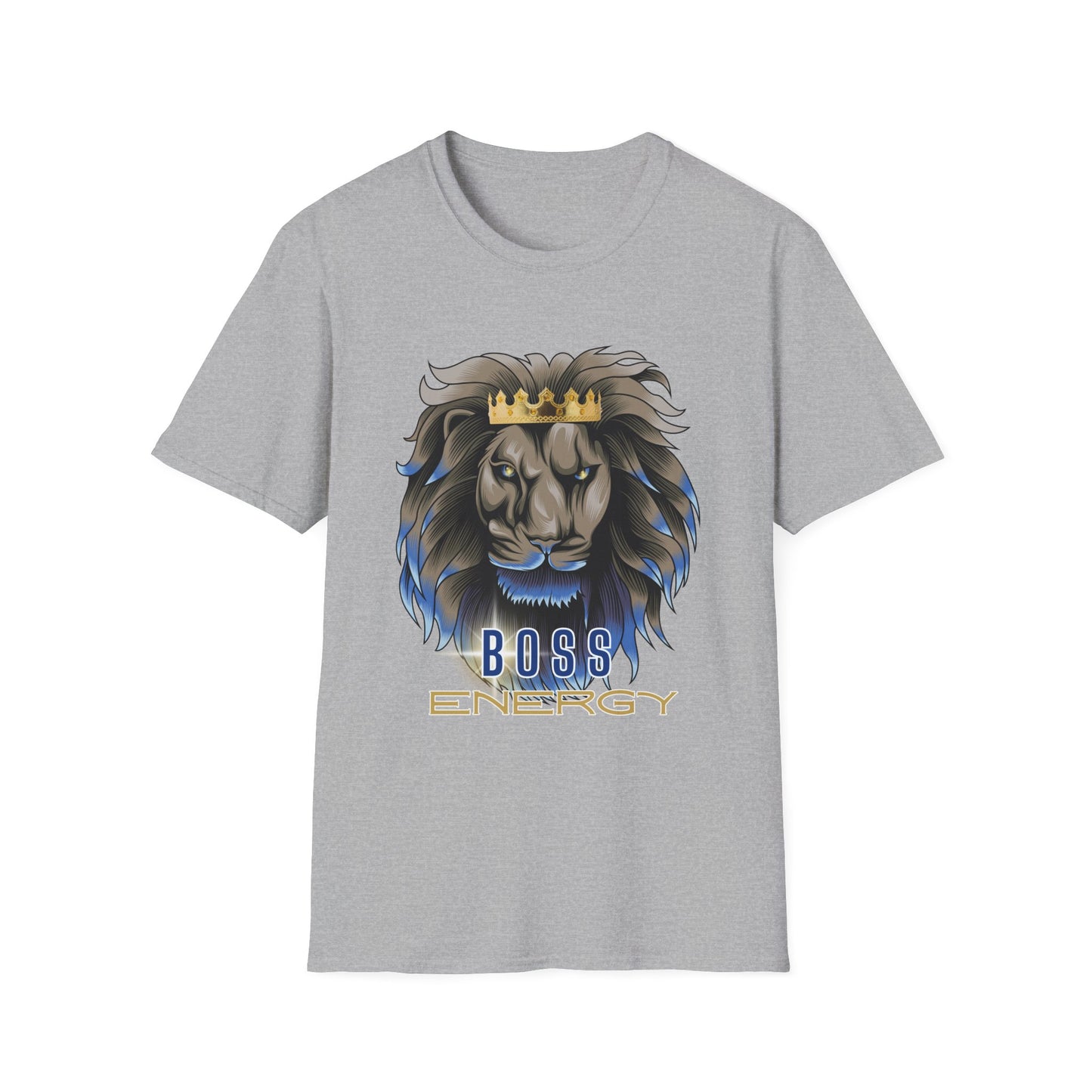 Boss Energy Lion Graphic Tee- Blue
