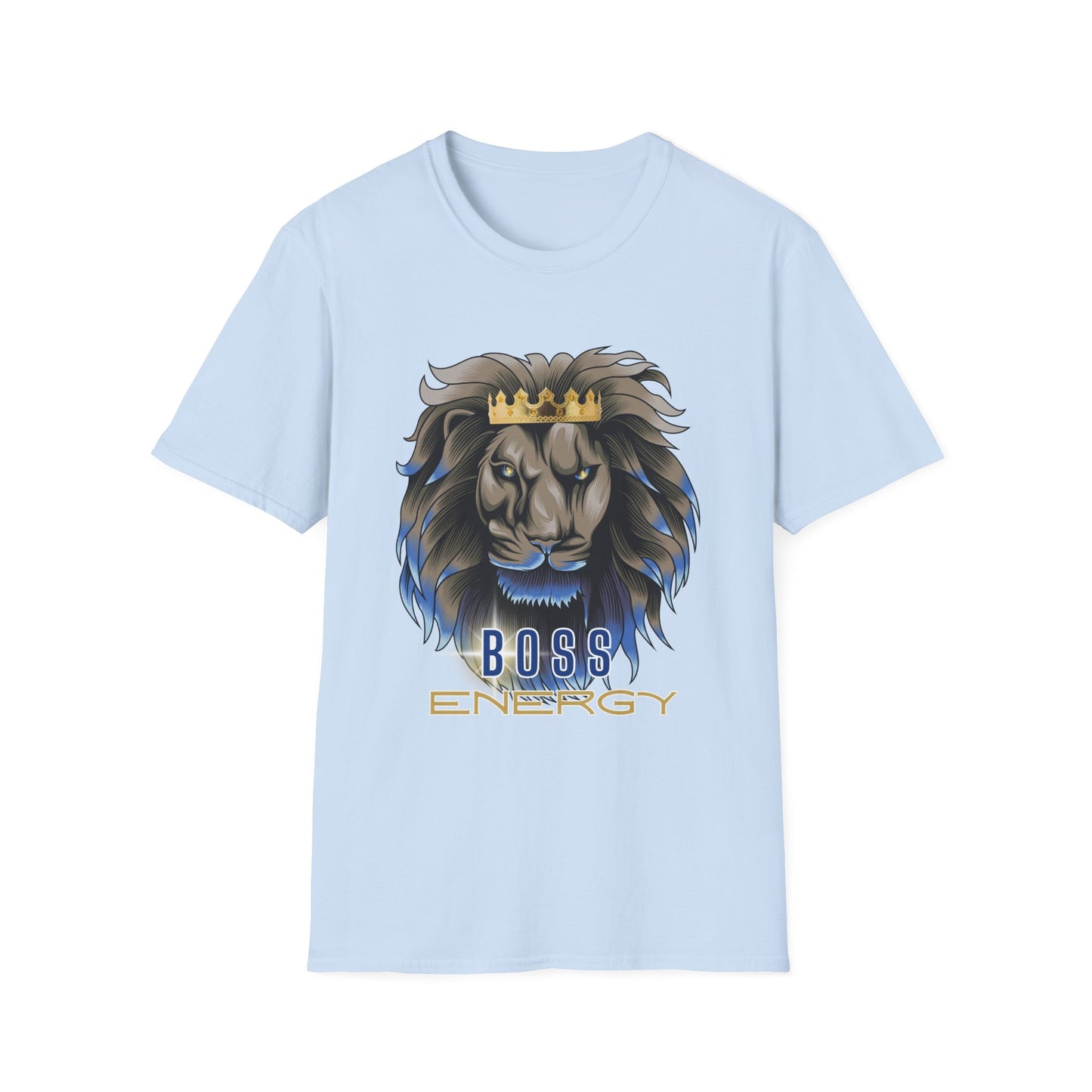 Boss Energy Lion Graphic Tee- Blue