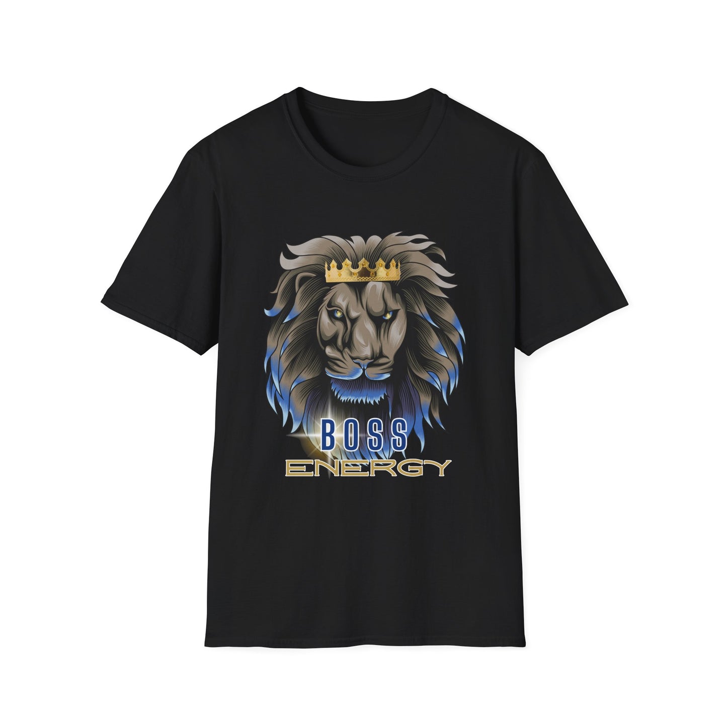 Boss Energy Lion Graphic Tee- Blue