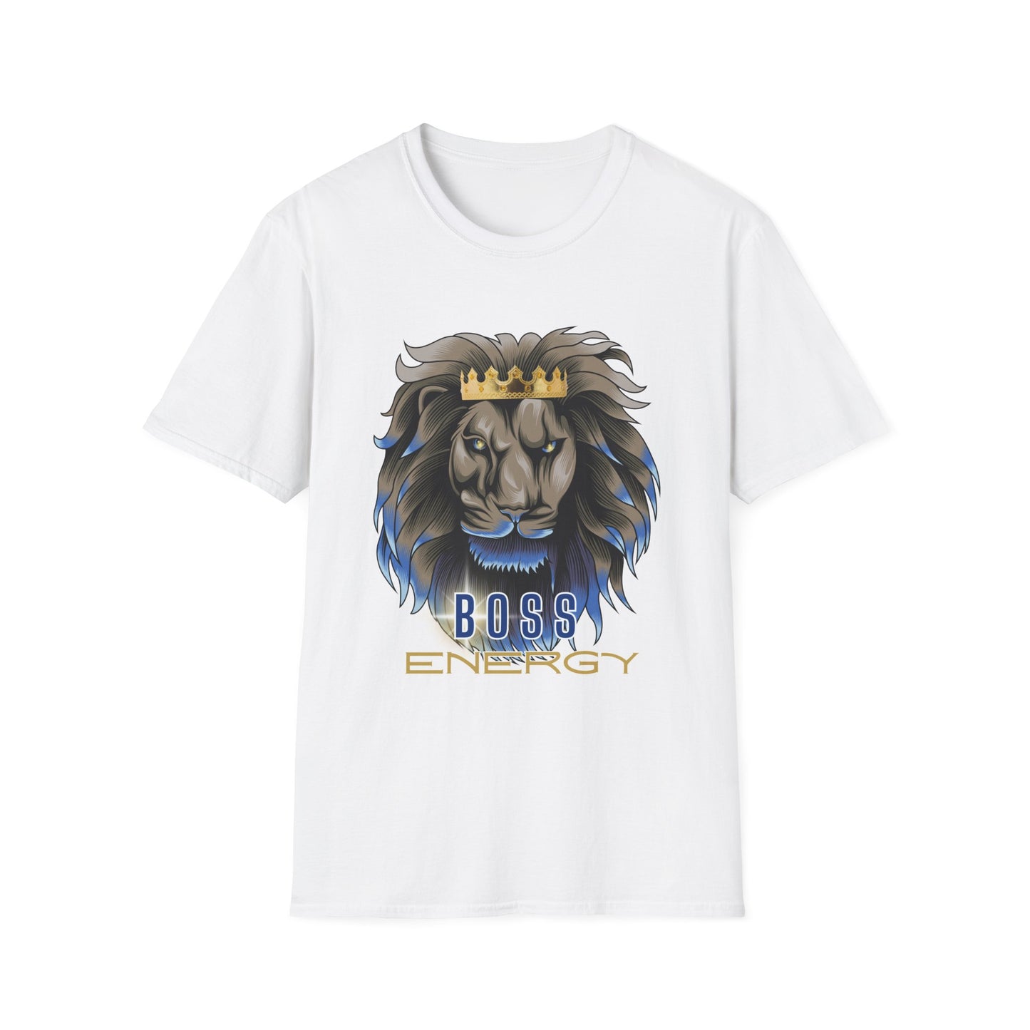 Boss Energy Lion Graphic Tee- Blue