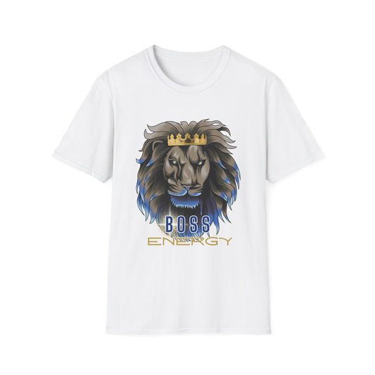Boss Energy Lion Graphic Tee- Blue